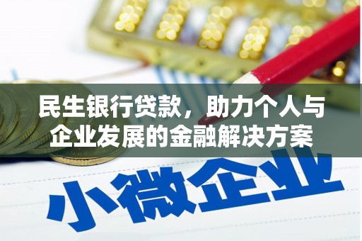 嵩县民生银行贷款，助力个人与企业发展的金融解决方案