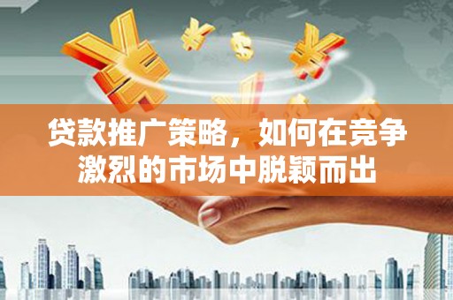 嵩县贷款推广策略，如何在竞争激烈的市场中脱颖而出