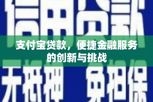 嵩县支付宝贷款，便捷金融服务的创新与挑战
