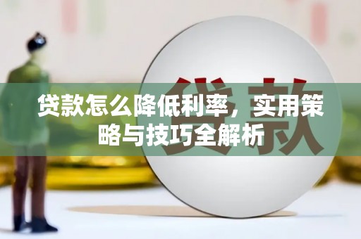 嵩县贷款怎么降低利率，实用策略与技巧全解析