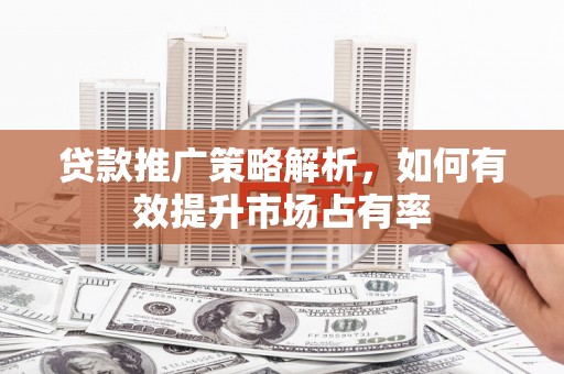 嵩县贷款推广策略解析，如何有效提升市场占有率