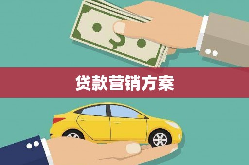 嵩县贷款营销方案