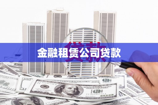 嵩县金融租赁公司贷款