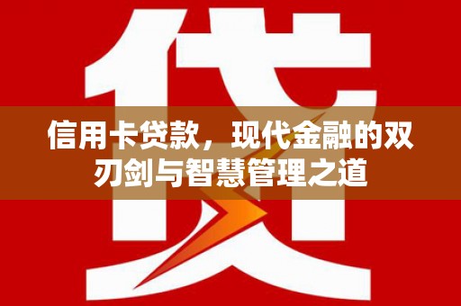 嵩县信用卡贷款，现代金融的双刃剑与智慧管理之道