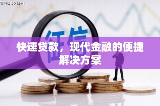 嵩县快速贷款，现代金融的便捷解决方案
