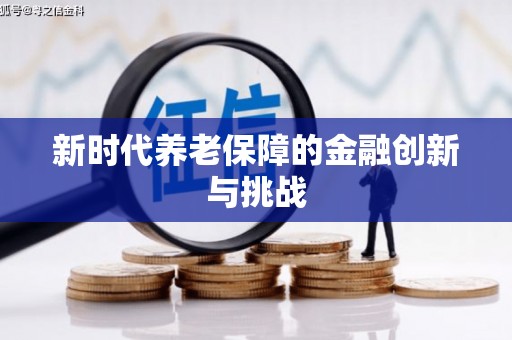 嵩县新时代养老保障的金融创新与挑战