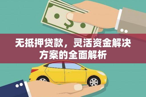 嵩县无抵押贷款，灵活资金解决方案的全面解析