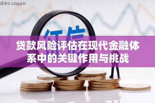 嵩县贷款风险评估在现代金融体系中的关键作用与挑战