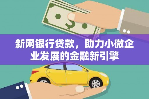 嵩县新网银行贷款，助力小微企业发展的金融新引擎