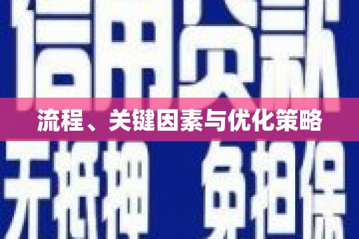 嵩县流程、关键因素与优化策略