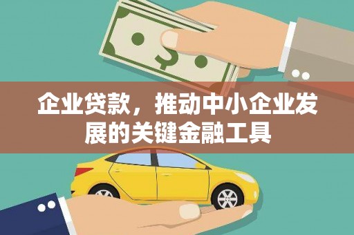 嵩县企业贷款，推动中小企业发展的关键金融工具