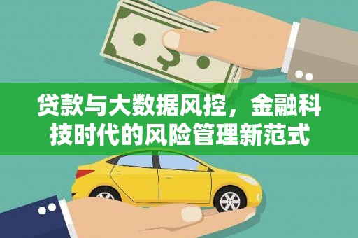嵩县贷款与大数据风控，金融科技时代的风险管理新范式
