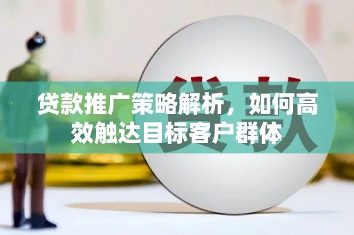 嵩县贷款推广策略解析，如何高效触达目标客户群体