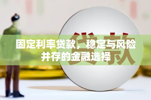 嵩县固定利率贷款，稳定与风险并存的金融选择