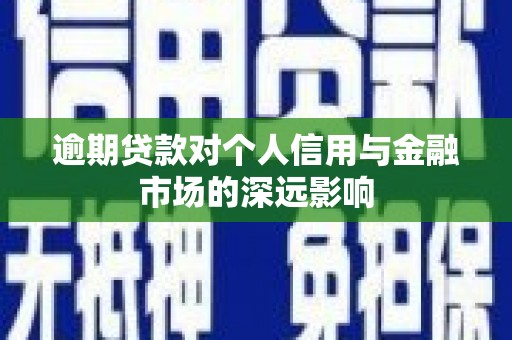 嵩县逾期贷款对个人信用与金融市场的深远影响