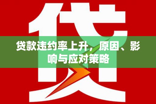嵩县贷款违约率上升，原因、影响与应对策略