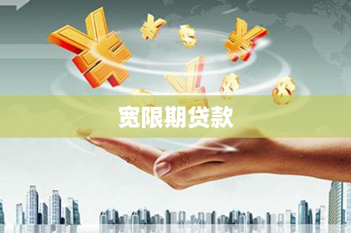 嵩县宽限期贷款