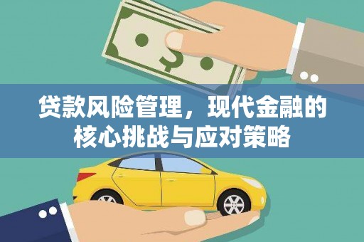 嵩县贷款风险管理，现代金融的核心挑战与应对策略