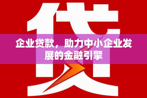 嵩县企业贷款，助力中小企业发展的金融引擎