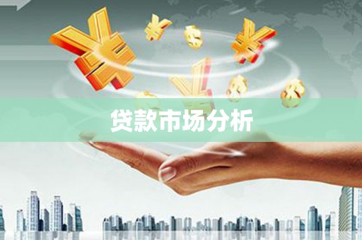 嵩县贷款市场分析