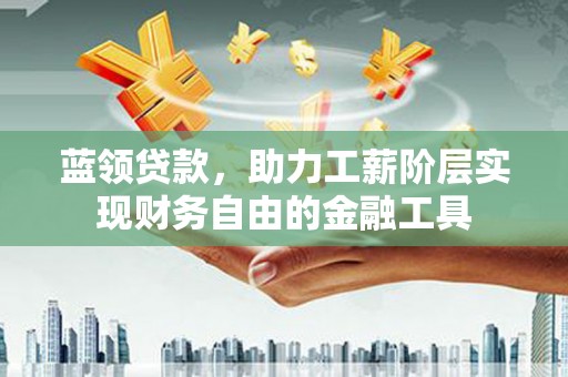 嵩县蓝领贷款，助力工薪阶层实现财务自由的金融工具