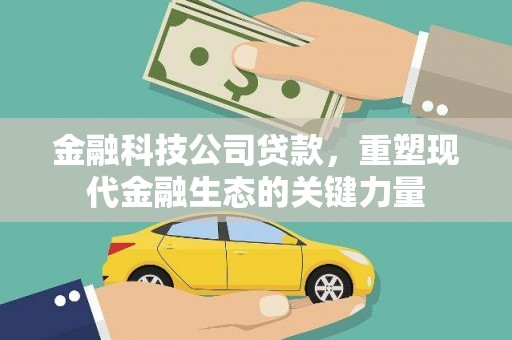 嵩县金融科技公司贷款，重塑现代金融生态的关键力量