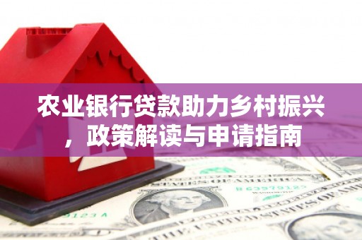 嵩县农业银行贷款助力乡村振兴，政策解读与申请指南