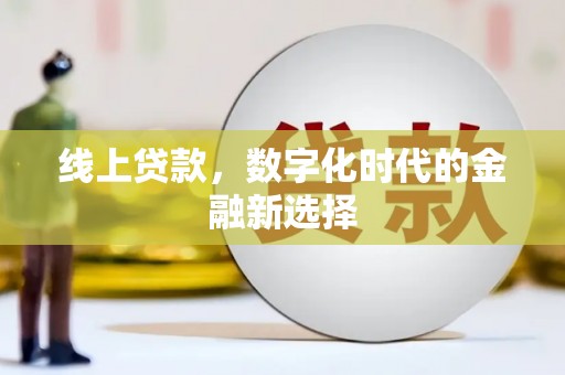 嵩县线上贷款，数字化时代的金融新选择