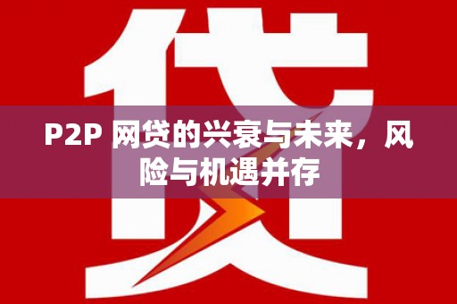 嵩县P2P 网贷的兴衰与未来，风险与机遇并存
