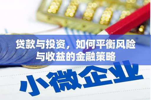 嵩县贷款与投资，如何平衡风险与收益的金融策略