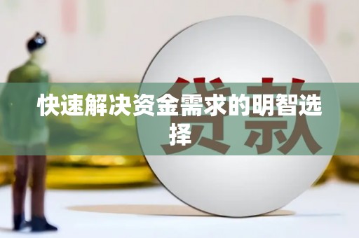 嵩县快速解决资金需求的明智选择
