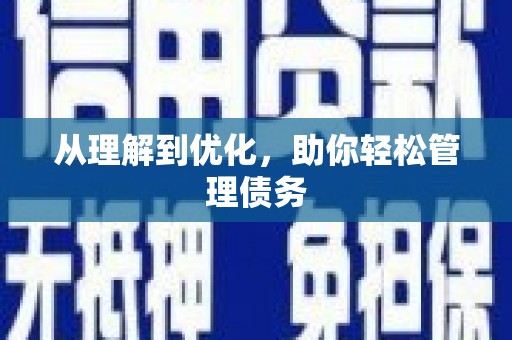嵩县从理解到优化，助你轻松管理债务