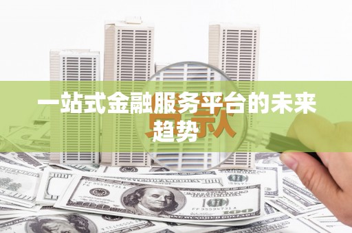 嵩县一站式金融服务平台的未来趋势