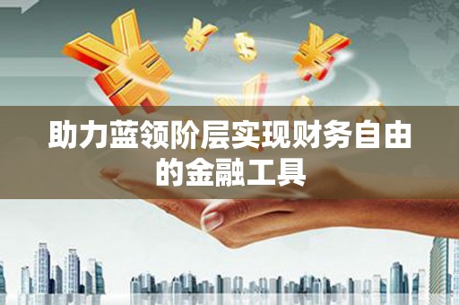 嵩县助力蓝领阶层实现财务自由的金融工具