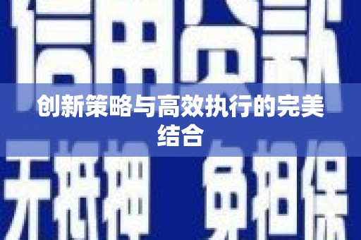 嵩县创新策略与高效执行的完美结合