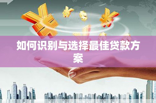 嵩县如何识别与选择最佳贷款方案