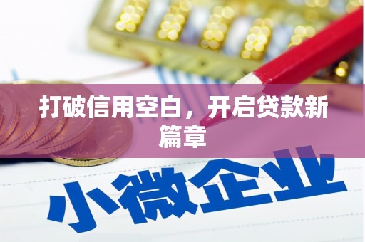 嵩县打破信用空白，开启贷款新篇章